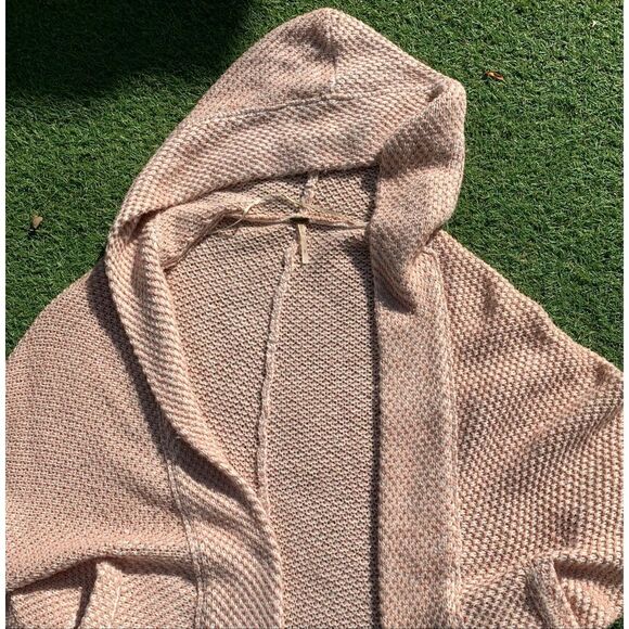 Free People Coco Cocoon hooded Open Cardigan Sweater sz S - Picture 3 of 7